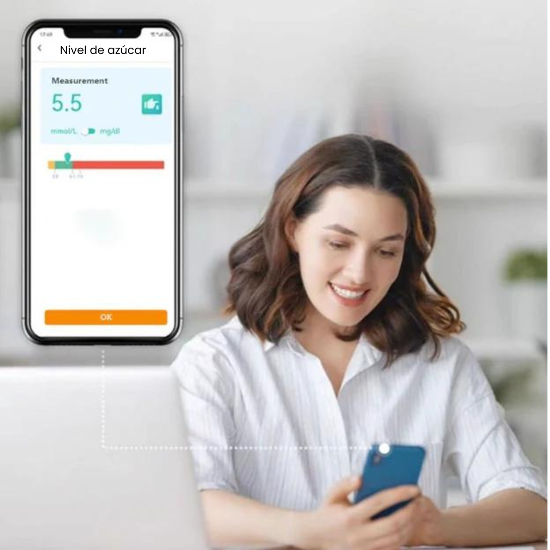 GLICOMAX - Medidor de Glucosa Láser No Invasivo